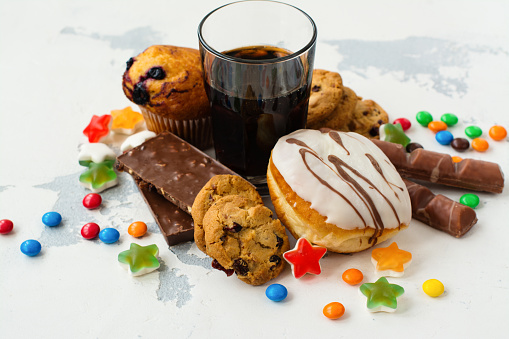 Unhealthy junk food