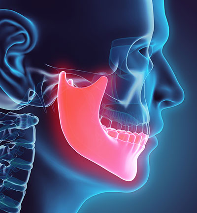 Image of a human jaw at Martin Periodontics.
